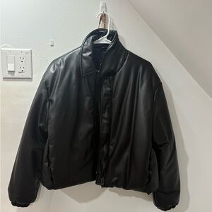 Zara Sleek Black Outerwear